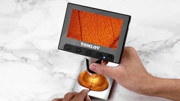 TOMLOV DM4 Coin Microscope 1000X with 4.3" Screen