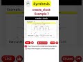 create_clock | example 7 | sdc constraints | synthesis | STA #sta #vlsi #vlsitraining #vlsidesign