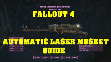 FALLOUT 4 Unique Weapon Guide - Automatic Laser Musket