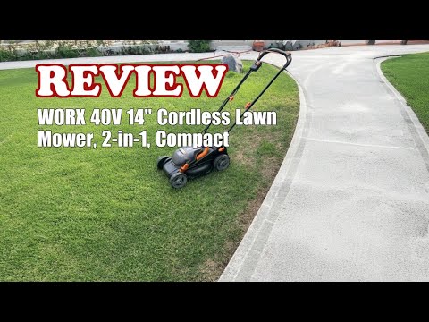 WORX WG779 40V Cordless Lawn Mower - Review 2025 - YouTube