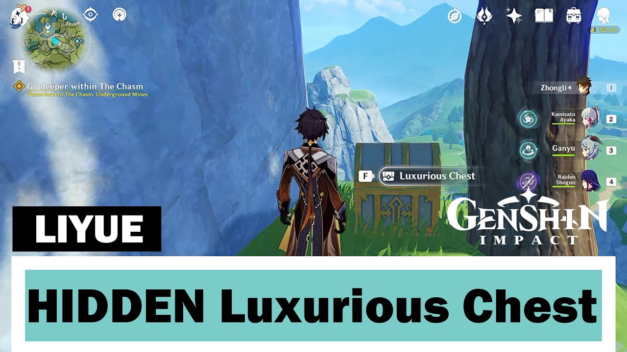 Hidden Luxurious Chest in Liyue Genshin Impact YouTube