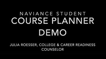 Naviance Course Planner Student Demo SJUSD
