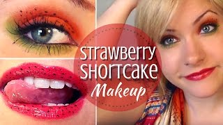 Cute Strawberry Shortcake Inspired Makeup Tutorial