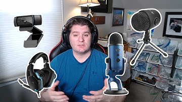 microphone comparison Yeti blue vs Amazonbasics mini, headset Logitech g635,  webcam Logitech c920