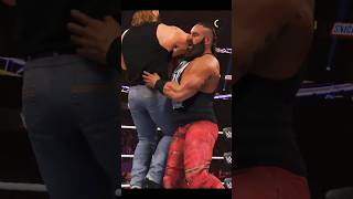 BROCK LESNAR vs BRAUN STROWMAN 😱🤯#wwe2k25 #wwe #shorts