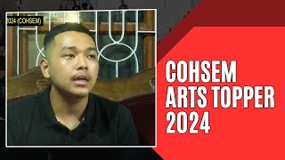 EXCLUSIVE INTERVIEW WITH THOKCHOM SHEITYAJIT | COHSEM ARTS TOPPER 2024 | 13 MAY 2024