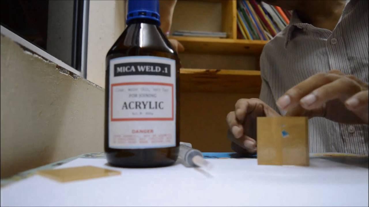 KEO DÁN MICA TRONG SUỐT ( How to glue clear acrylic) YouTube