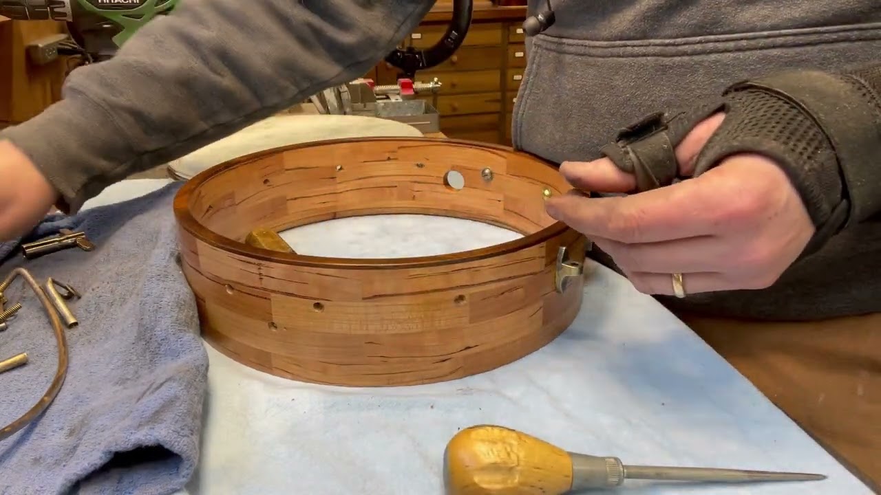 Making A Banjo Rim Part 5- Hardware Patina and Installation