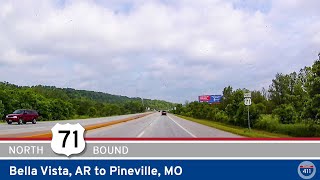 U.S. Highway 71: Bella Vista Arkansas to Pineville Missouri |  Drive America's Highways 🚙