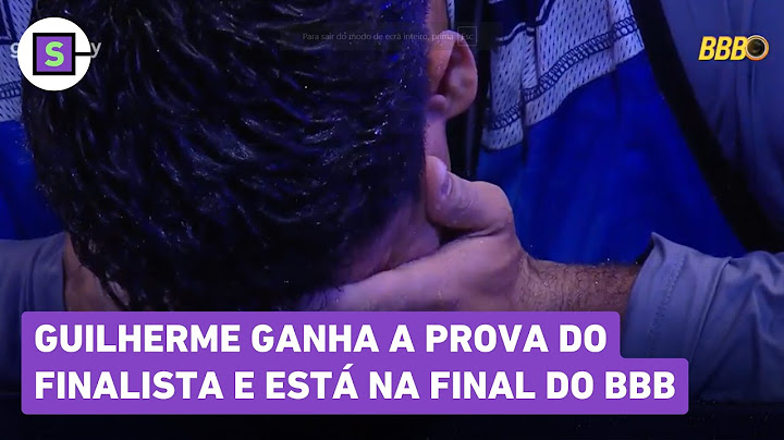 Moment when Guilherme wins the ENDURANCE TEST and becomes a FINALIST of BBB 25