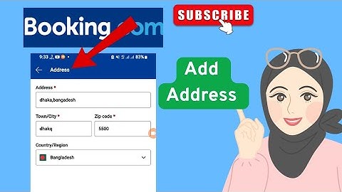How To Add Your Address on Booking.com|booking.com tutorial (2025)