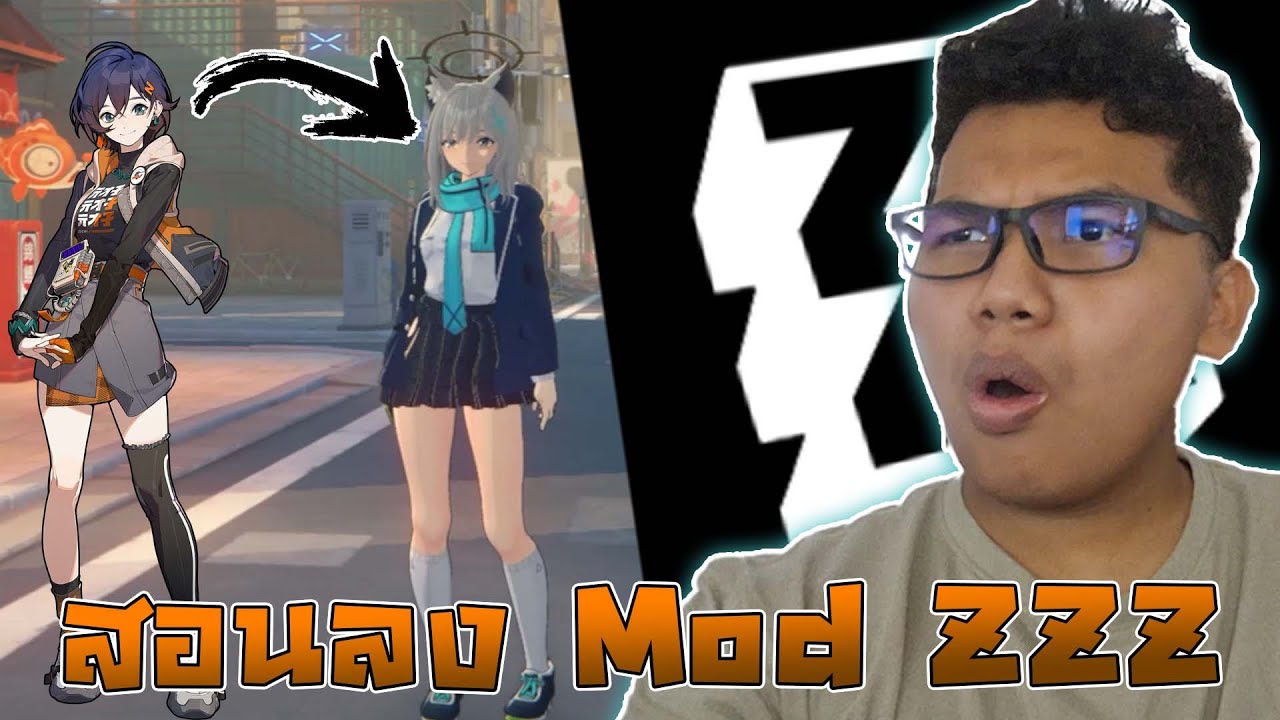 สอนลง Mod ลง skin เกม zenless zone zero YouTube