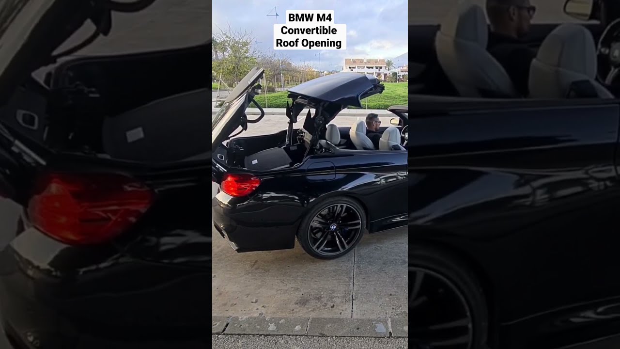 BMW M4 Convertible Roof Opening Shorts Bmwm4