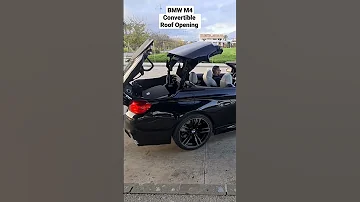 BMW M4 Convertible Roof Opening Shorts Bmwm4 
