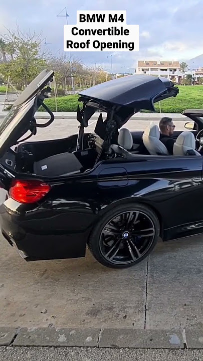 BMW M4 Convertible Roof Opening #shorts #bmwm4