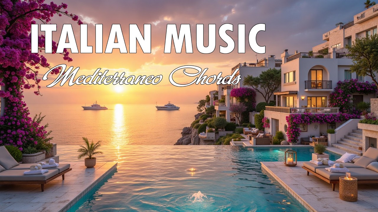 The Best 🇮🇹 Italian Music🎶 Italian Vibes 🎶 1+ Hour Scenic Amalfi Coast Relaxation