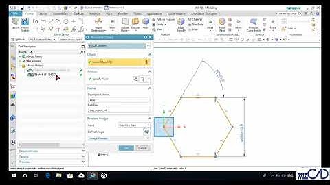 NX12 Tutorial - Thiết Kế Và Lắp Ráp - 9 3  Định nghĩa phác họa làm đối tượng tái sử dụng