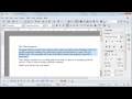 CAT 10 Word Processing OpenOffice Writer - 5 Selecting Text