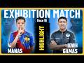 𝗔𝗝 𝗠𝗔𝗡𝗔𝗦 - 𝗘𝗗𝗪𝗜𝗡 '𝗜𝗧𝗜𝗞' 𝗚𝗔𝗠𝗔𝗦) | EXHIBITION MATCH | Pool 10 ball Race 19 | HIGHLIGHT