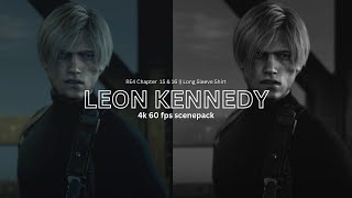 Leon Kennedy Scenepack, Long Sleeve Shirt Mod Ch 15 & 16 Re4