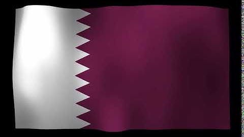 Qatar Flag 4K Loop Video