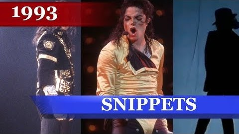 Michael Jackson - Dangerous Tour Live in Santiago Snippets in High Quality ( October 23, 1993 )