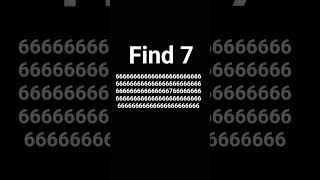 find number 7