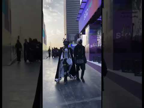 حفل التنكر بوليفارد الرياض اشكال غريبه وعجيبه طلعت لنا