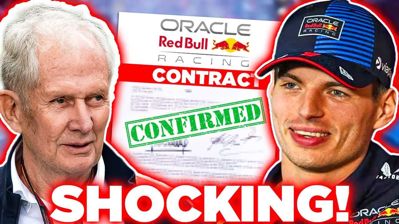 Redvull Racing Contract REVEALED: Verstappen's Contract CHANGED Behind Red Bull's Back! - YouTube