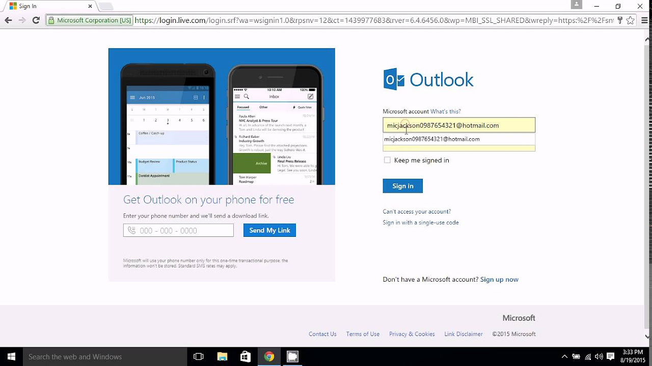 เข้าสู่ระบบhotmail  Update New  Hotmail Sign In Hotmai Login Steps