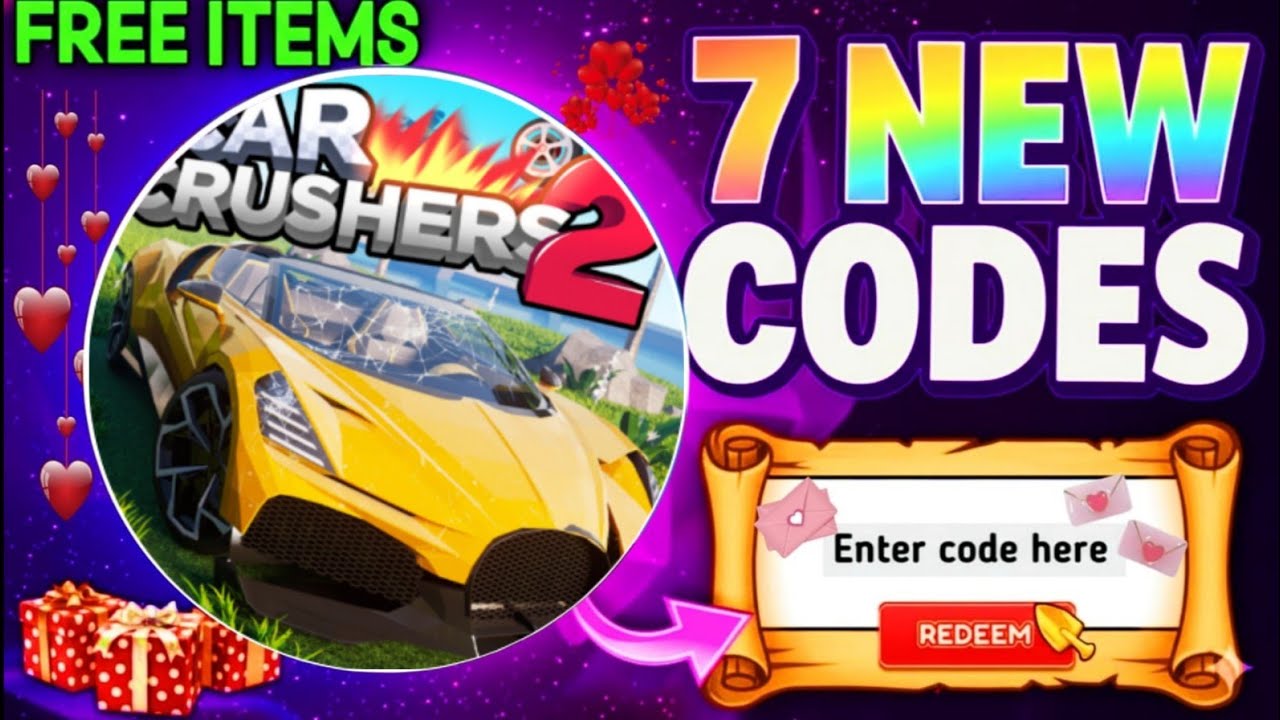 *SECRET UPDATE!* | Car Crusher's 2 CODES 2026 (ROBLOX Car Crusher's 2)