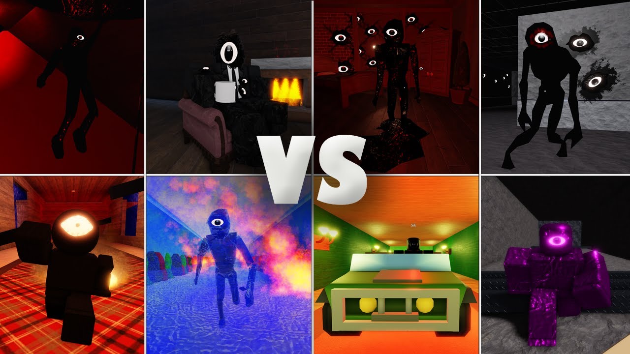 DOORS Seek Chase VS 15 Different Seek Chases YouTube