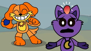 Smiling Critters Animation But Different Endings  [Dogday vs Catnap] | Lazy Fighter