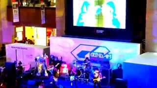 Video thumbnail of "BACK-ON - wimp & Cerulean & Nibun no Ichi (Gundam Docks SG Singapore)"