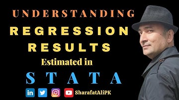 STATA6: Understanding the Regression Results Estimated in STATA #dataanalysis #stata #paneldata