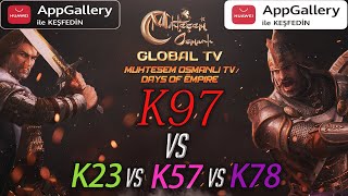 Mogtv K97 Vs K23, K57, K78 Muhteşem Osmanlı Kvk Savaşı Huawei Appgallery Süpriz Kampanya