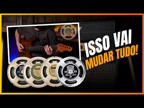 FALANTES DE GUITARRA e como eles MUDAM seu TIMBRE