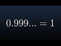 I'm Settling This Math Debate Forever (.99 repeating = 1)