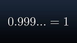 I'm Settling This Math Debate Forever (.99 repeating = 1)