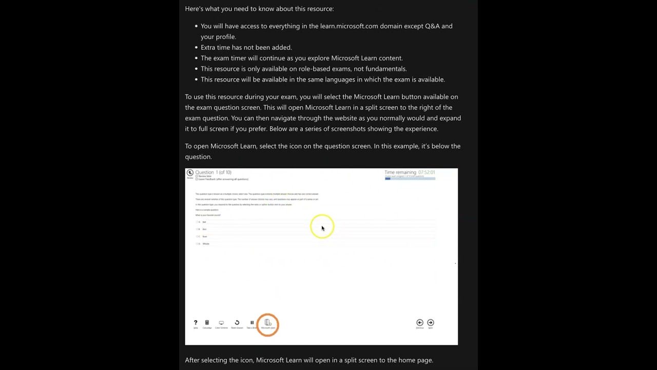 Using Microsoft Learn in a Certification Exam