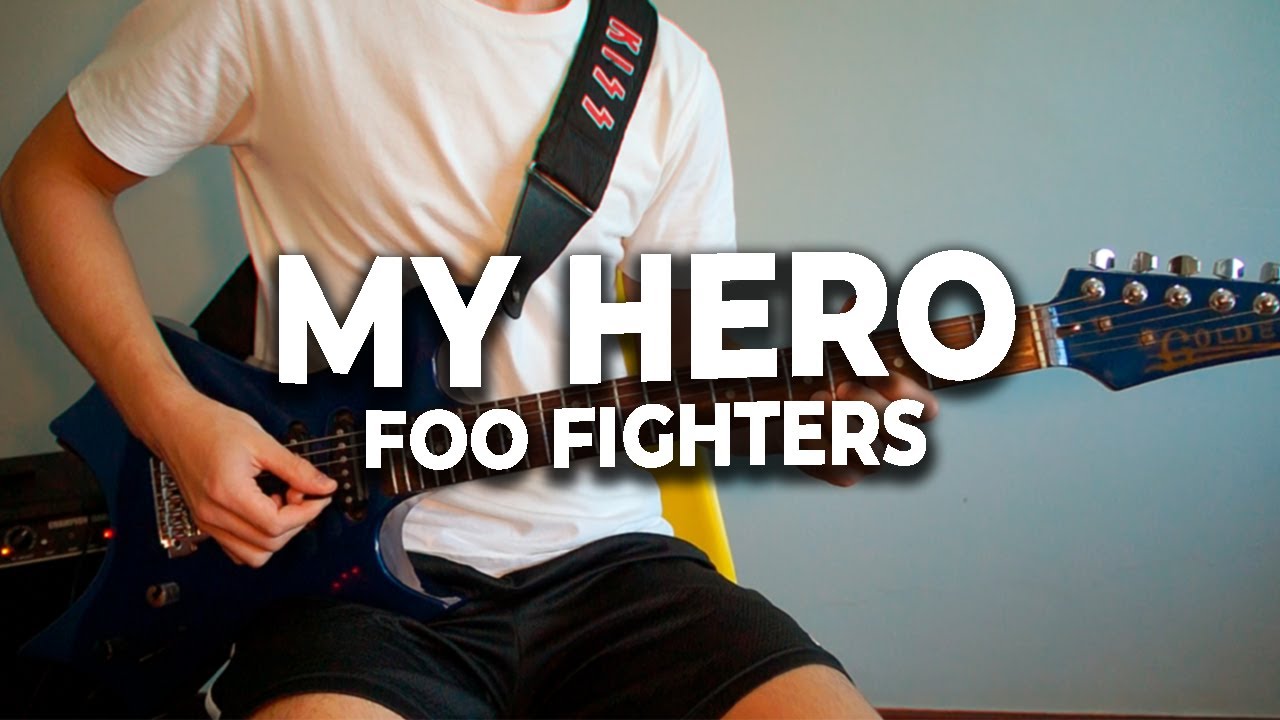 My Hero Foo Fighters Guitar cover (with lyrics) Chords Chordify