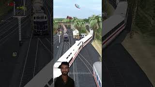 Kereta Api Amerika Melintasi Persilangan Kereta Api Cepat #train #railtrack #viral #trains #shorts