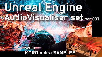 Unreal Engine Sound Visualization with Korg Volca sample 001