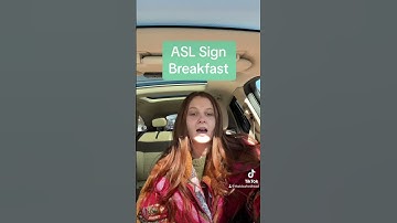 Learn How To Sign "Breakfast" in ASL for Beginners | American Sign Language #shorts