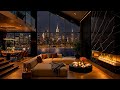 Luxury NYC Apartment by the River 🌃 Ethereal Jazz Saxophone Instrumental Music for Relax, Deep Sleep