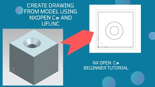 Create Drawing View From Model Using NX Open C# and UFunc