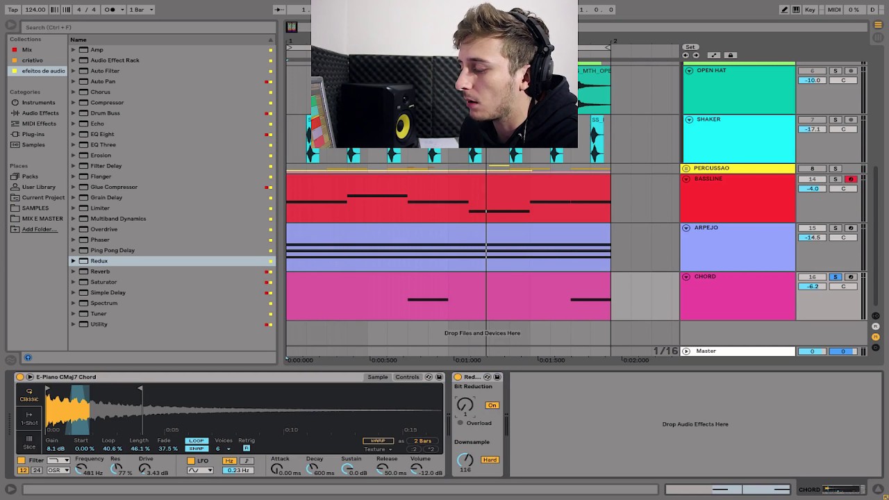 24- Como funcionam os Efeitos de Áudio do Ableton Live 10 - YouTube