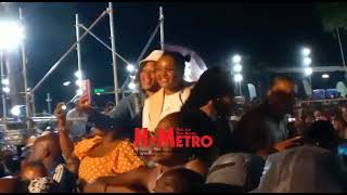 Superstar Jah Prayzah  during the #AfricanExplosion concert in Kadoma