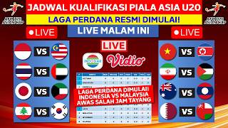 DIMULAI! Jadwal Kualifikasi Piala Asia U20 2026 - Indonesia vs Malaysia - Live