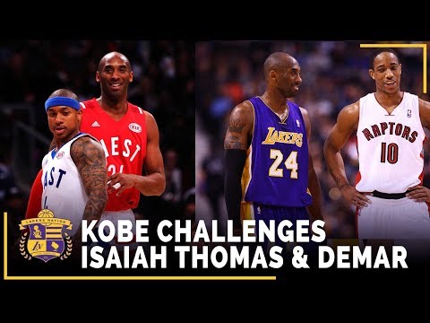 Kobe Bryant Challenges Isaiah Thomas, DeMar DeRozan